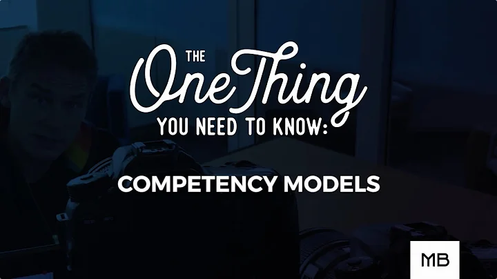 One Thing You Need to Know: Competency Models