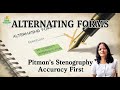(35) Alternating Forms in Stenography