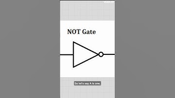How a NOT Logic Gate works Explained - Simple Digital Electronics Lesson! #shorts