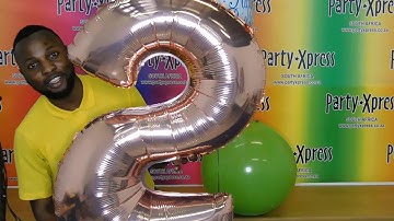 PARTY XPRESS-HOW TO INFLATE A FOIL BALLOON PART1