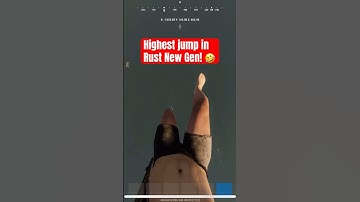 Jumping from a HOT AIR Balloon in Rust New Gen #rustconsole #newgen #shorts #gaming #gamingshorts