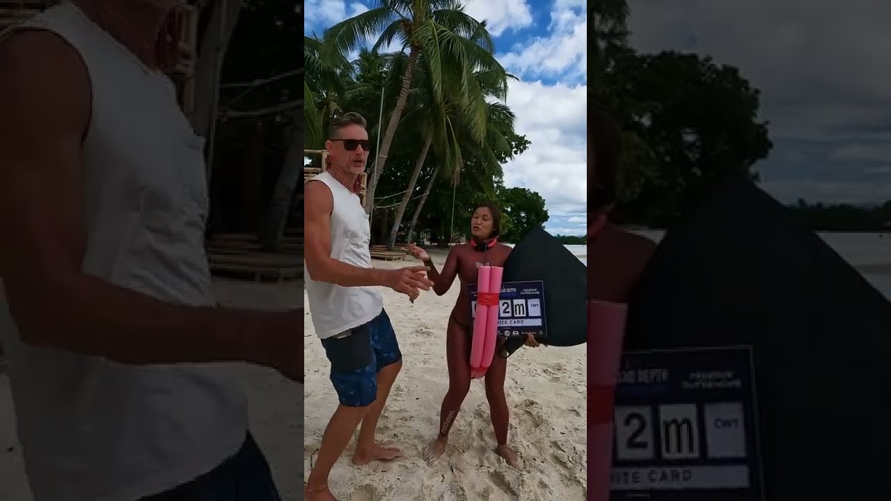 Freediver Girl Explains How To Use A NOODLE For Breathe Up 