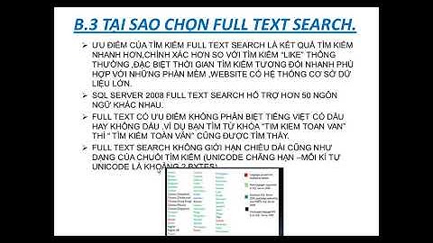 ĐỀ :FULL TEXT SEARCH - SQL SERVER IT209 -Nguyễn Xuân Dũng-lớp QTV4
