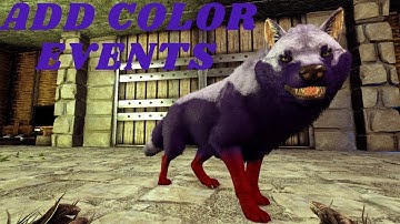 Ark : Survival Evolved - How to add Color Events for wild dinos to your Ark Servers!