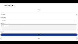 HƯỚNG DẪN SỬ DỤNG QUẢN LÝ THU CHI
