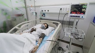 베트남 동생 유미가 병원에서 갑자기 수술을 했습니다. 한국 여행은 잠정 중단하겠습니다.