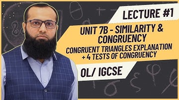 O Level / IGCSE Maths Unit 7B 4024 | Similarity and Congruency | Sir Sufyan Irfan Mewawala | Part 1