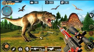 Real Dino Hunting Gun Game - OFFLINE Android Gameplay Walkthrough screenshot 2
