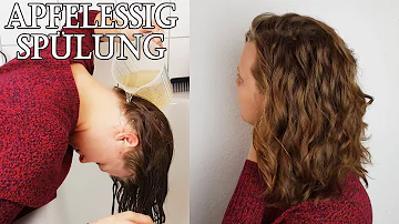 Ist Apfelessig Spülung gut für die Haare?