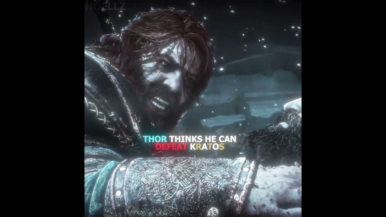 Thor Summons Young Kratos...💀┃[4k] God of War Ragnarok Edit #shorts