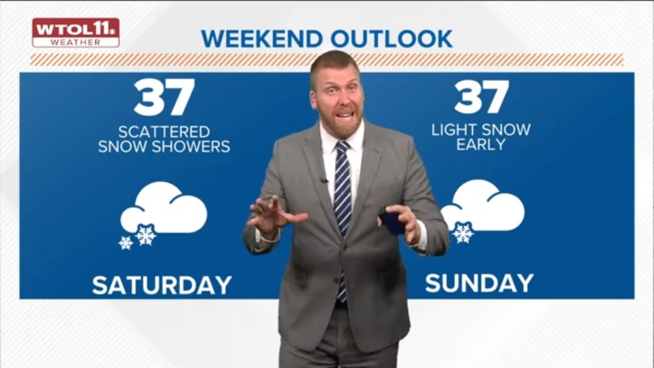 Dry, partly sunny Friday; highs in mid-30s through weekend with snow ...