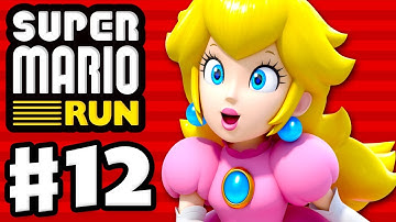 Super Mario Run - Gameplay Walkthrough Part 12 - World 6 All Purple Coins! Peach Gameplay! (iOS)