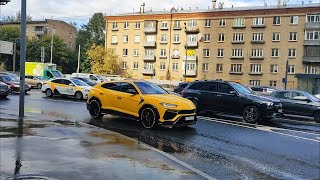 Supercars in Moscow 3 (September 2023) - Urus, GT3, M5 comp, TopCar Urus, Jaguar F Type & more