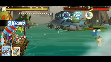 Swamp Attack 2 level 34 walkthrough 