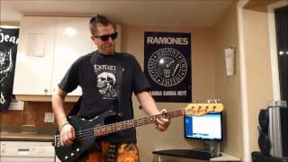 The Exploited - Was It Me bass cover