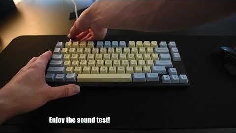 How to Foam Mod a Keyboard With Packing Foam CHEAP IDOBAO ID80 [Gateron Yellows]