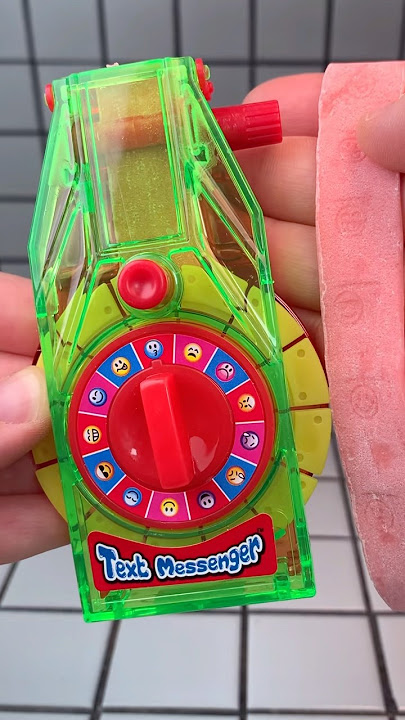 Emoji text messenger bubble gum candy gummy jelly food mukbang