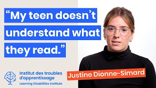 “My teen doesn’t understand what they read.” - Learning Disabilities Institute