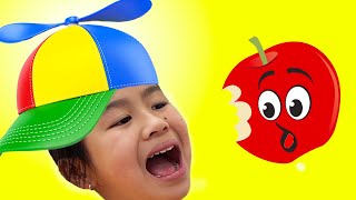 learn vowels song jannie toys and colors pretend play nursery rhymes kids songs