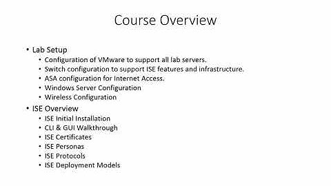 Cisco ISE v2.4 Video Training - learn Cisco ISE