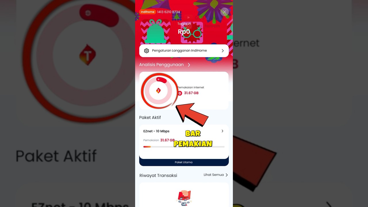 Daftar Akun Indihome di My Telkomsel 