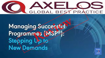 Managing Successful Programmes (MSP) Review | Project Management Training