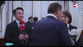Аким Кызылординской области Нурлыбек Налибаев прервал интервью министра здравоохранения