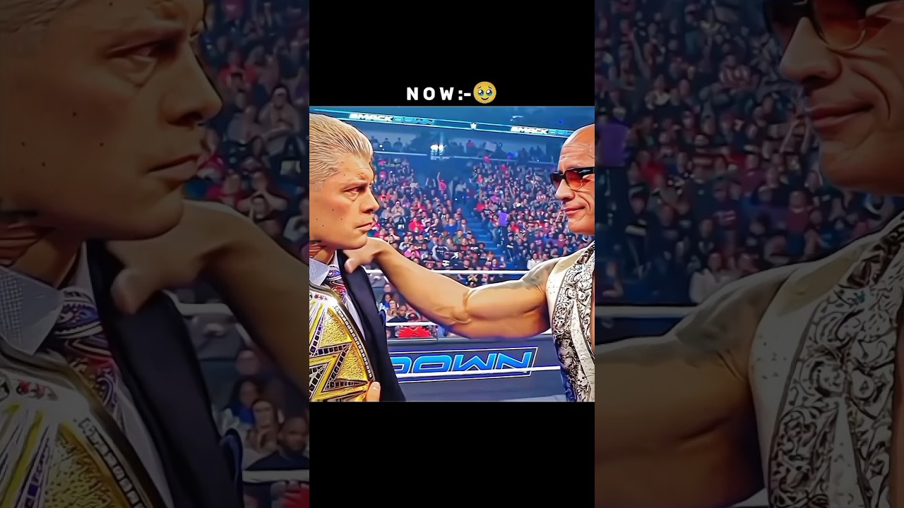 Cody Rhodes And  The Rock Then Vs Now | Goat Roman "Edit" 