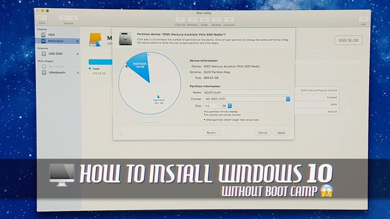 How to Install Windows 21 without Boot Camp on Older Mac Pro via USB