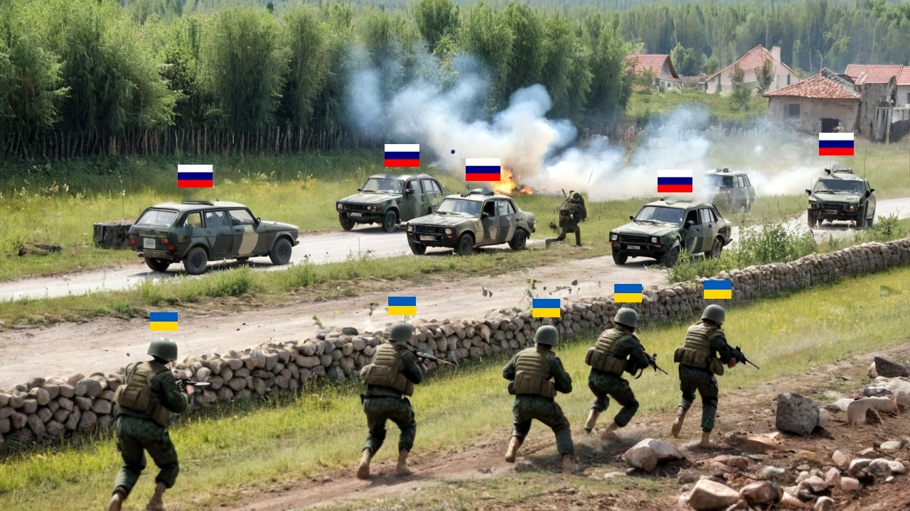 Резня на шоссе! Украинский снайпер уничтожил кортеж российского генерала, огромные потери