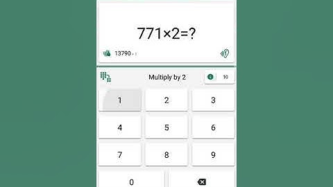 Math Tricks - Single game - To the bitter end - level 77 (Number Keyboard)
