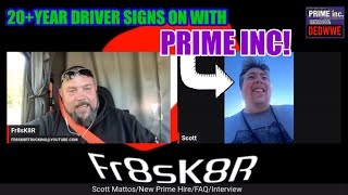 PRIME INC&#39;s Newest Lease Op is a 20 YR+ Veteran Driver! HERE&#39;S WHAT HE THINKS ABOUT PRIME INC!!!