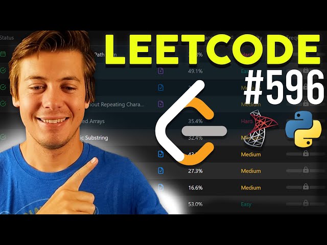 LeetCode 596 - Classes More Than 5 Students (Python and SQL