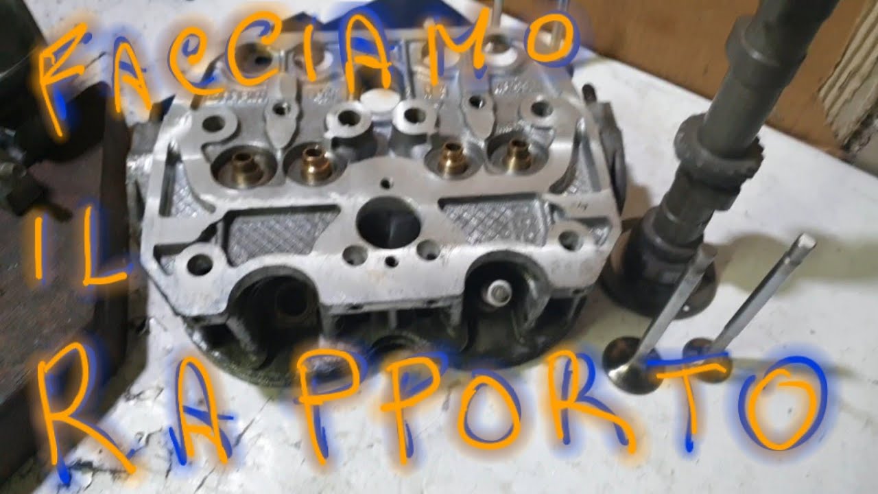 Fiat 500 - 10° parte - Lavoro di spianatura testata x rapporto di compressione.