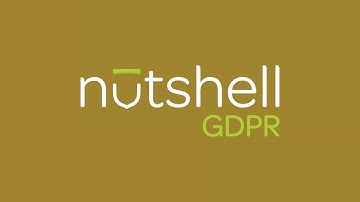 Nutshell GDPR