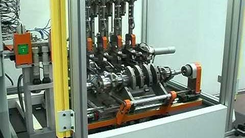 Semiautomatic machine for control of crankshaft SP1376