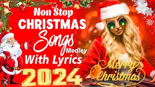 Top Christmas Songs Playlist 2024 🎅🎄 Non-stop Christmas Songs Medley with lyrics 2024 🎁 (lyrics)