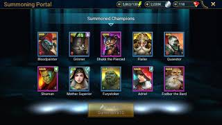 Raid of Shadow free to play account getting Dhukk the Pierced game changer for Faction Wars
