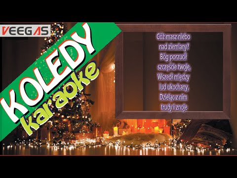 Veegas - Bóg się rodzi KARAOKE ( Tekst lyrics Kolędy 2020 )