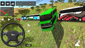 Euro Bus Driving Game Public Transportation 2024 -  Indonesia Bus Simulator Android Gameplay #1307