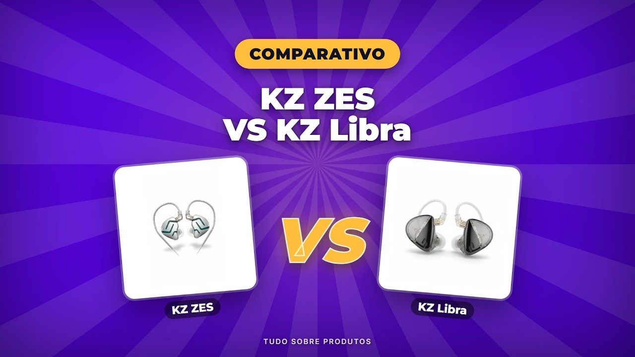 Capa: KZ ZES vs KZ Libra: O Duelo Final de Fones In-Ear! Qual Vale a Pena em 2026?