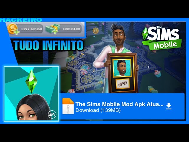 THE SIMS MOBILE APK MOD DINHEIRO INFINITO VERSÃO 41.0.0.148258