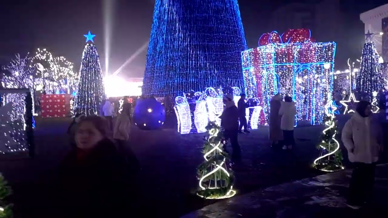 New year feast in Tashkent, Uzbekistan 