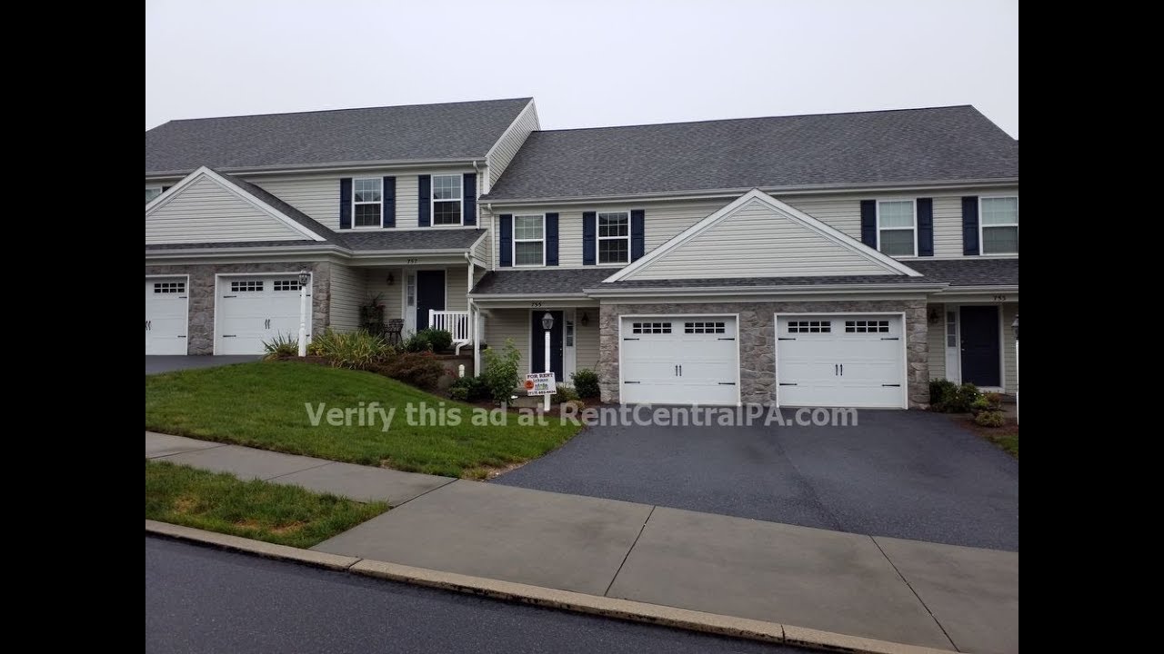 Central PA Townhomes for Rent 3BR/2.5BA by Lehman Property Management