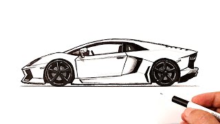 How to draw a Lamborghini