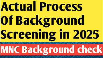 Background Verification Process in 2025 | Everything You Need to Know | Background Verification 2025