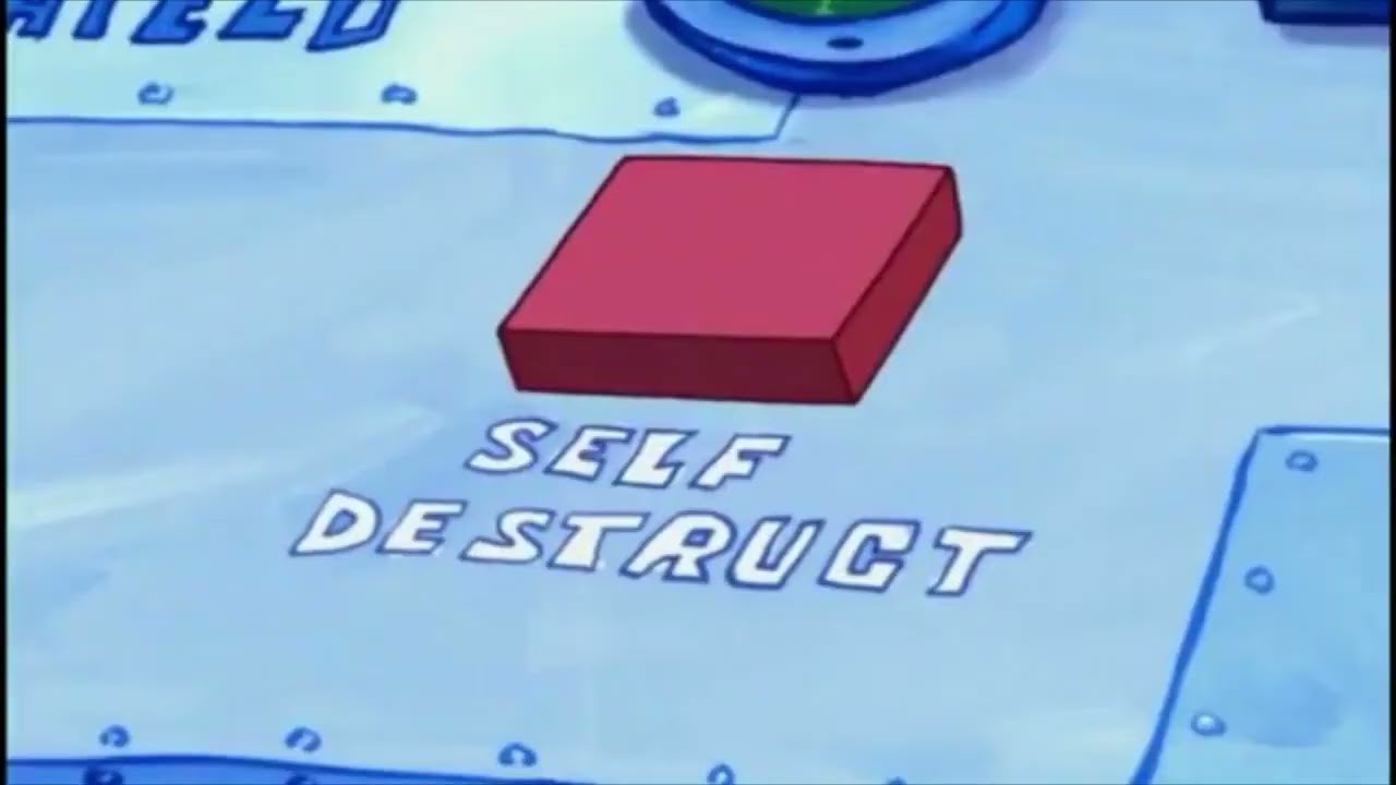 SpongeBob and Patrick Exploding Tesla Cyber Truck Elon Musk Meme Funny Hilarious Cringe Twitter Fun