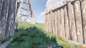 Rust 30 second Online raid defense clutch against toxic 8 man. 3v8 raid defense