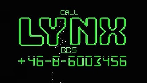 ATARI ST - Lynx BBS Demo