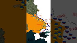 Russia 🇷🇺 vs Ukraine 🇺🇦 Timelapse War Map ⚔️ The Conflict That Changed the World!